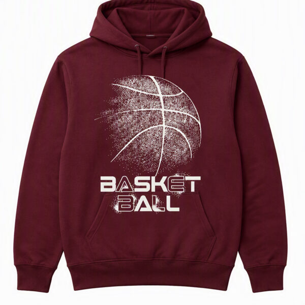 Distressed Basketball Hoodie