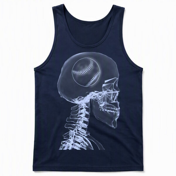 X-Ray Baseball Skull Tank Top