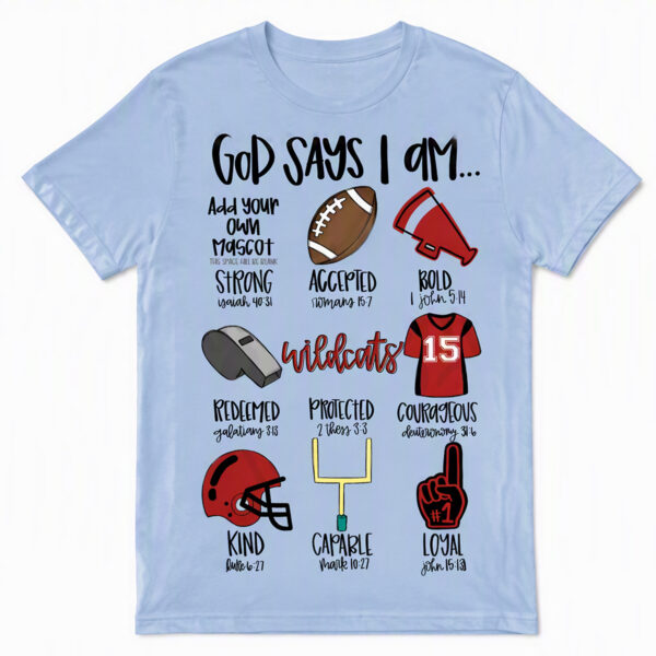 2508260006-Football Faith & Spirit Graphic Apparel T-Shirt Football Faith & Spirit T-Shirt