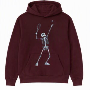 Skeleton Racket Player Hoodie