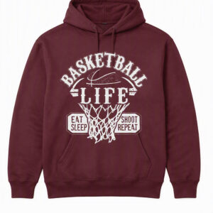 Basketball Life Vintage Hoodie