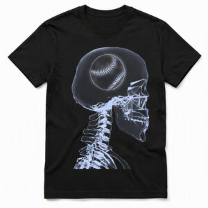 X-Ray Baseball Skull T-Shirt