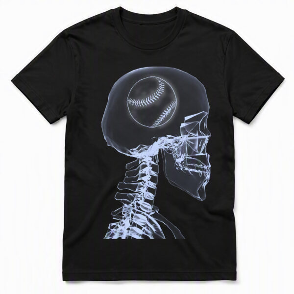 X-Ray Baseball Skull T-Shirt