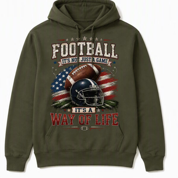 2508260019-Football Way of Life Graphic Apparel Hoodie Football Way of Life Hoodie