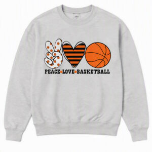 Peace Love Basketball Sweatshirt