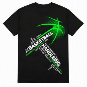 Basketball Handling Typography T-Shirt
