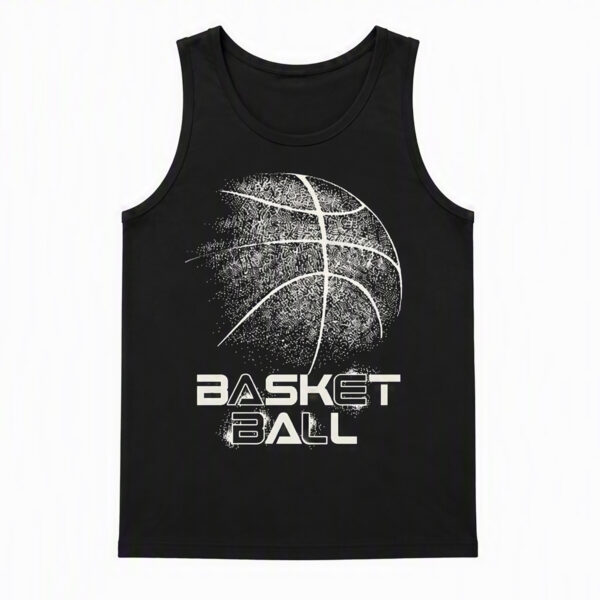 Distressed Basketball Tank Top