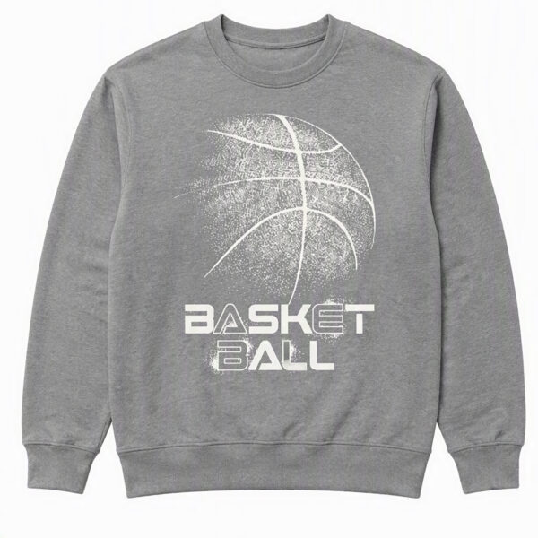 Distressed Basketball Sweatshirt