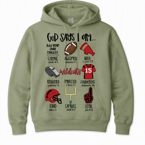 Football Faith & Spirit Hoodie Football Faith & Spirit Hoodie