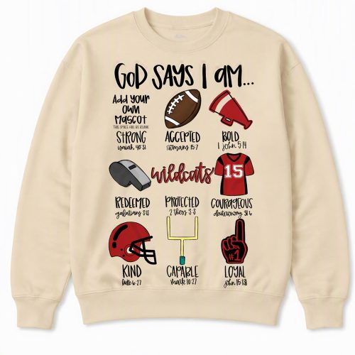 Football Faith & Spirit Sweatshirt Football Faith & Spirit Sweatshirt